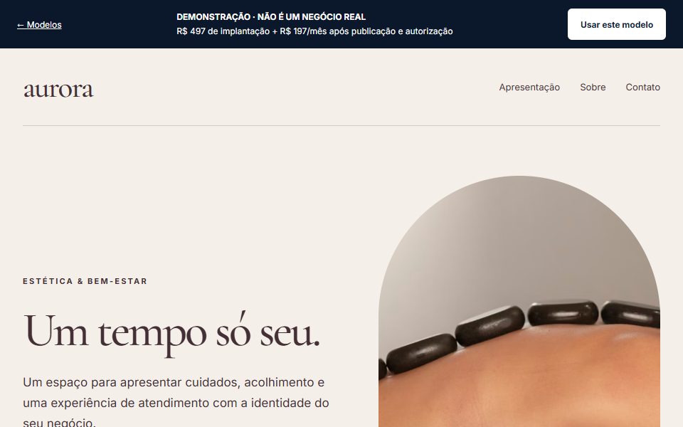 Demonstração do modelo Aurora